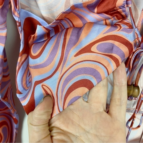 Song of Style Coraline Mini Dress in Aven Multi Swirl Size XS - Picture 4 of 14